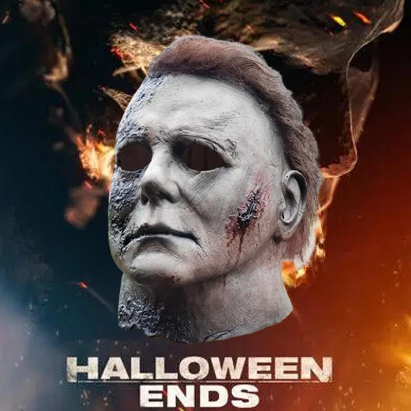 Halloween Ends Michael Myers Maske Hochdetailliertes Latex-Requisit für Cosplay und Partys