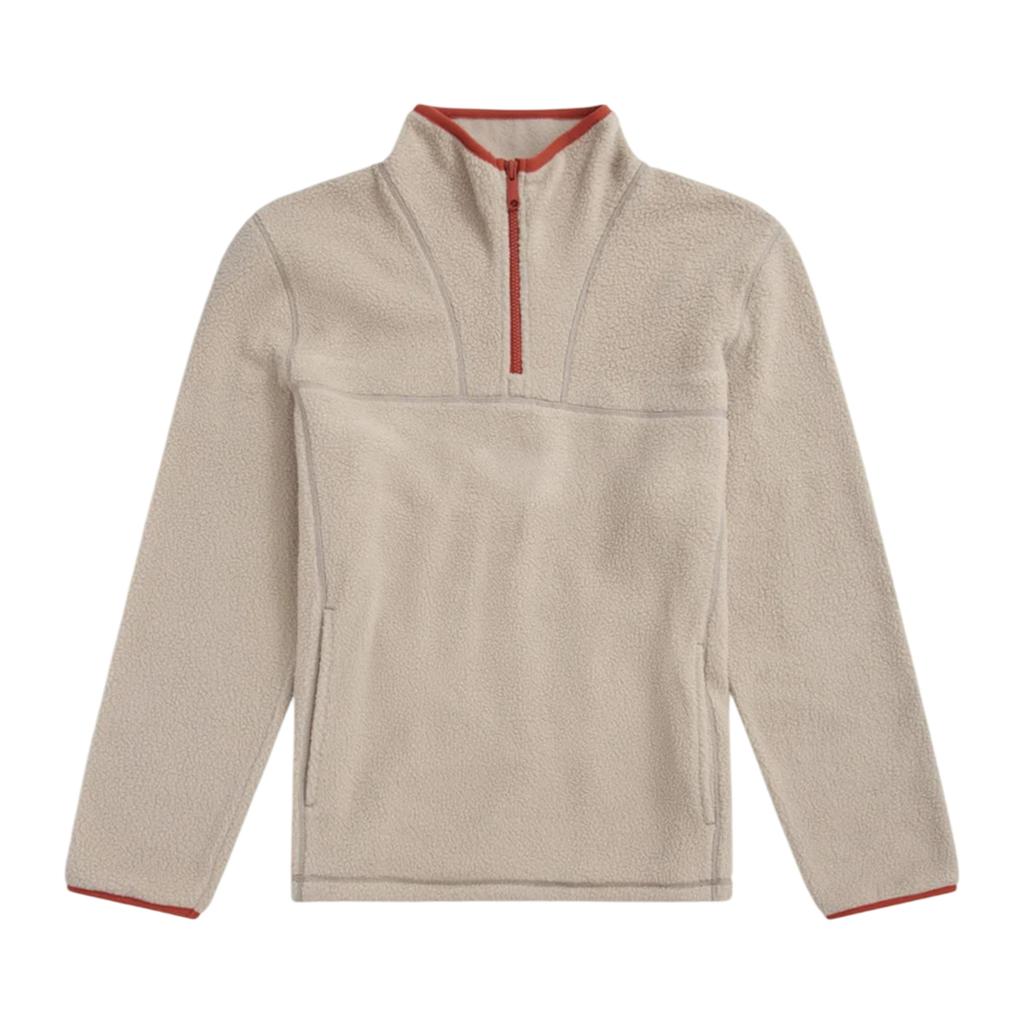Animal Mens Alfie Contrast Detail Borg Half Zip Fleece Top