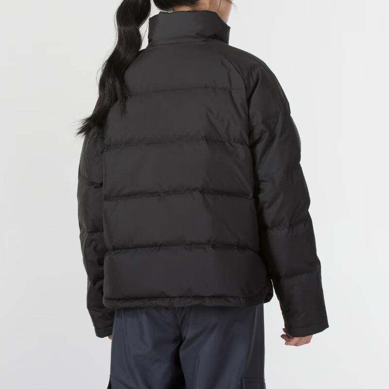 PUMA Down Jackets Women's Black Stand Collar Moderate Puffer Jacket 631635-01