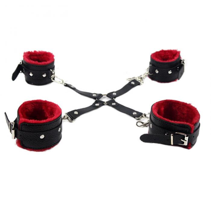 10 Piece Bdsm Bondage Sex Toys Kits for Couples Fetish Kinky Bundle Tied Binding Porno Handcuff Pillory Spanking Whips