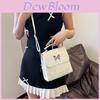Stylish Butterfly Backpack 2024 New Design Soft Pu Fashionable Shoulder Bag In Black Blue Green Grey Pink White