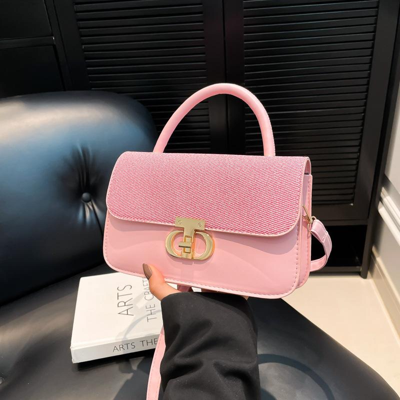 Весна-лето 2025 новый высококлассный универсальный дорожный темперамент легкая роскошь ретро мода простая наплечная сумка-мессенджер