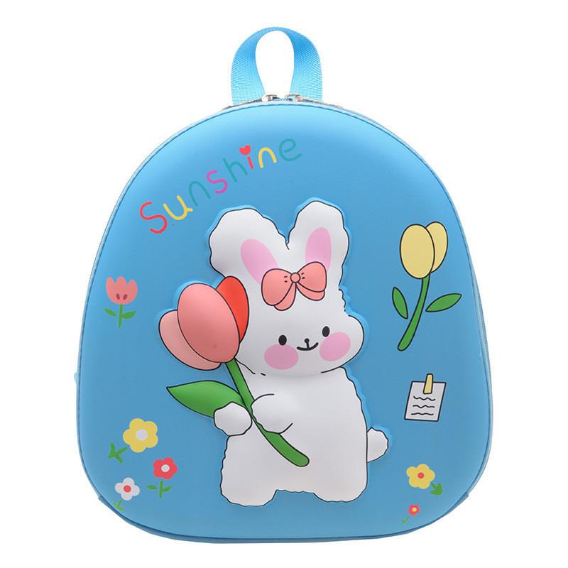 Colorful 3d Cartoon Rabbit Toddler Backpack With Eva Material For School