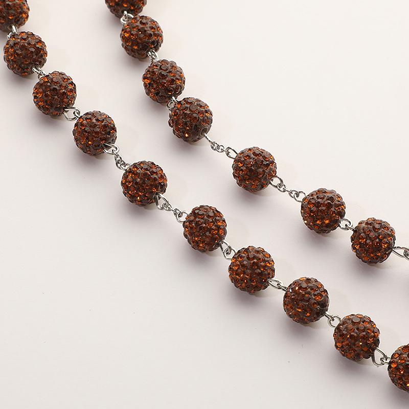 Hip-Hop Pants Chains High-Quality Ball Beads Waist Chains Simple Jeans Chain  Pants Chain Clothing Accessories Gifts