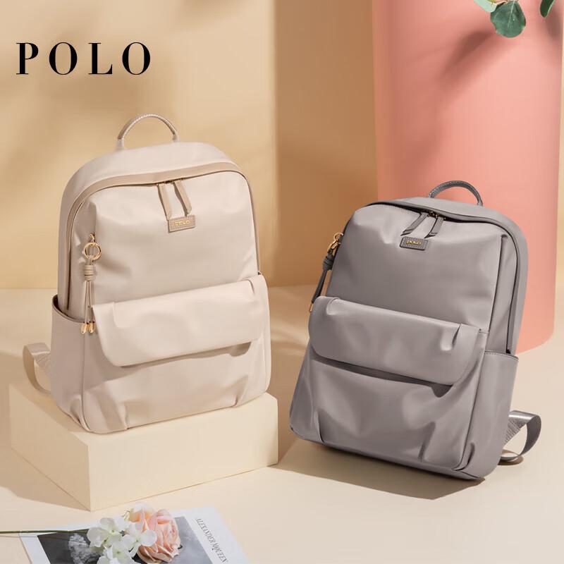 POLO Women's Casual Backpack, Travel Backpack, 14-Inch Laptop Bag, Commute Bag