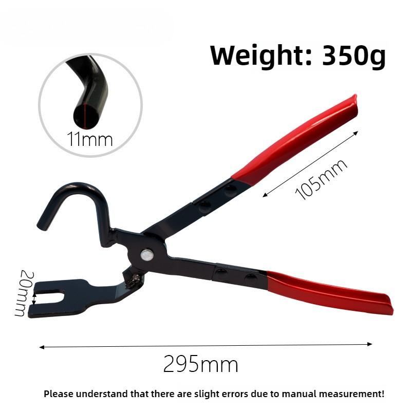 Car Exhaust Hanger Removal Pliers Exhaust Pipe Gasket Puller Rubber Pad Removal Tool Non-slip Handle Universal Auto Exhaust System Repair Hand Tools