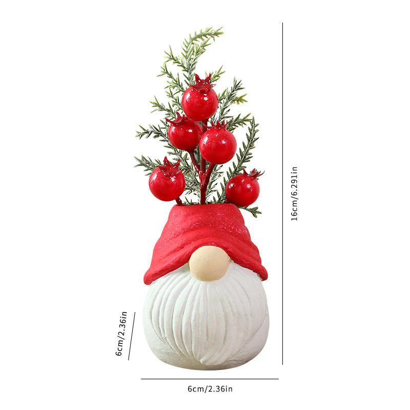 Christmas Dwarf Doll Christmas Resin Christmas Decorations Snowman Santa Snowman