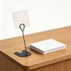 Metal Wire Clip Table Number Holder Stainless Steel Table Sign Holder Premium Name Card Holder
