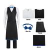 Oshi No Ko Aquamarine Hoshino Uniform Cosplay Costume Set Coffee Party Overalls