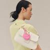 Lacoste L Charm Mirror Keyring  T51 Pink