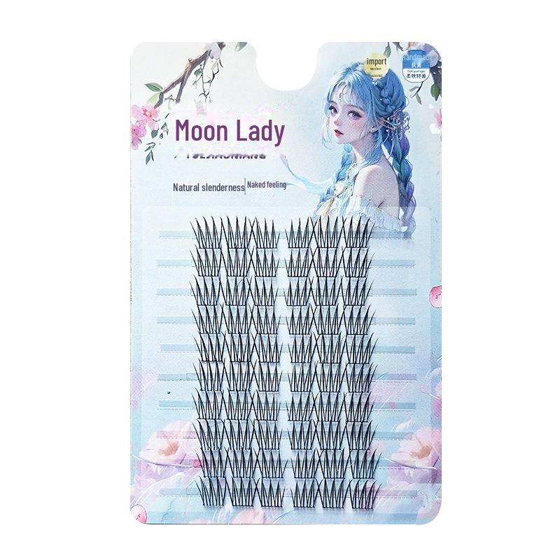 

Ресницы Yue Jiao Niang корейского стиля большой емкости - сегментная упаковка для начинающих, 10 рядов