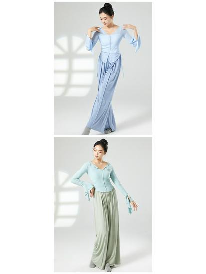 Four Seasons Damen Klassischer & Moderner Tanz Weitbeinige Hosen