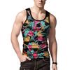 Mens 3d Printed Tank Top With Premium Quality Polyester For Summer Gym Fitness