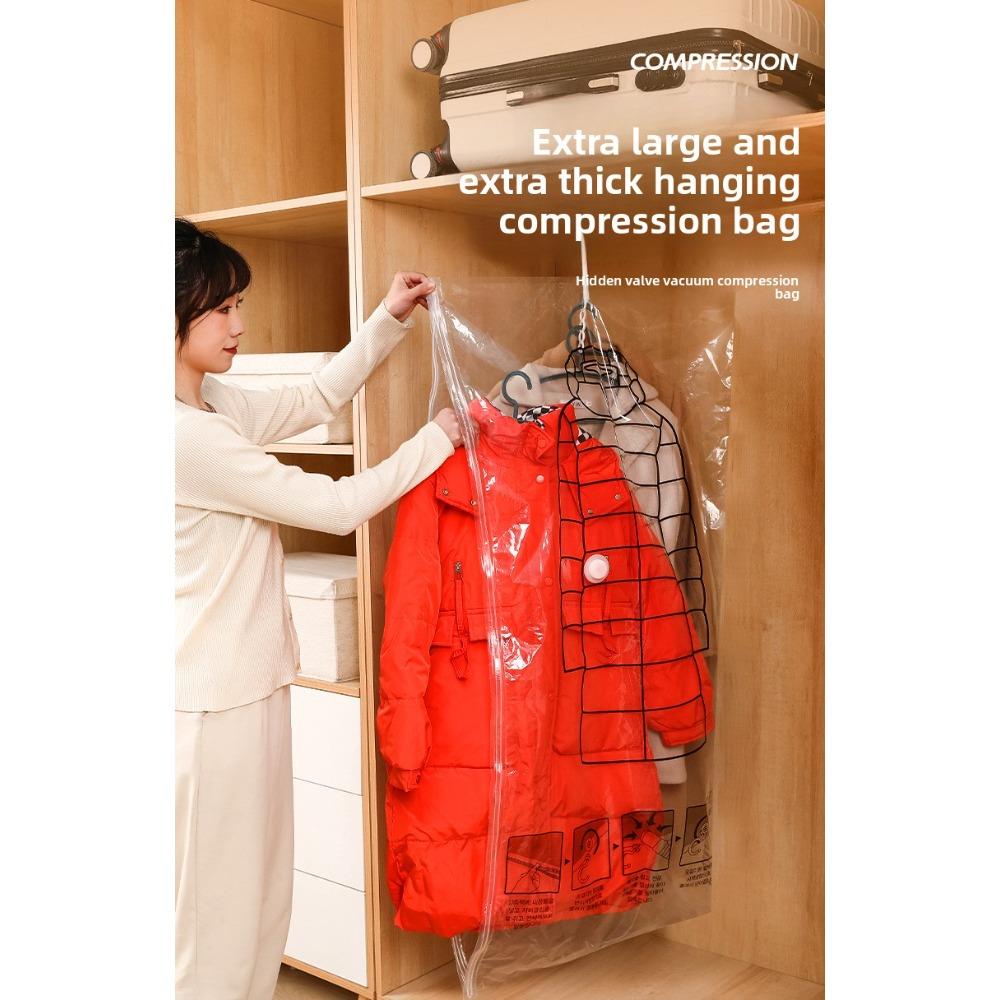 Borsa Sottovuoto Extra Large da Appendere con Design a 5 Ganci per la Protezione degli Abiti