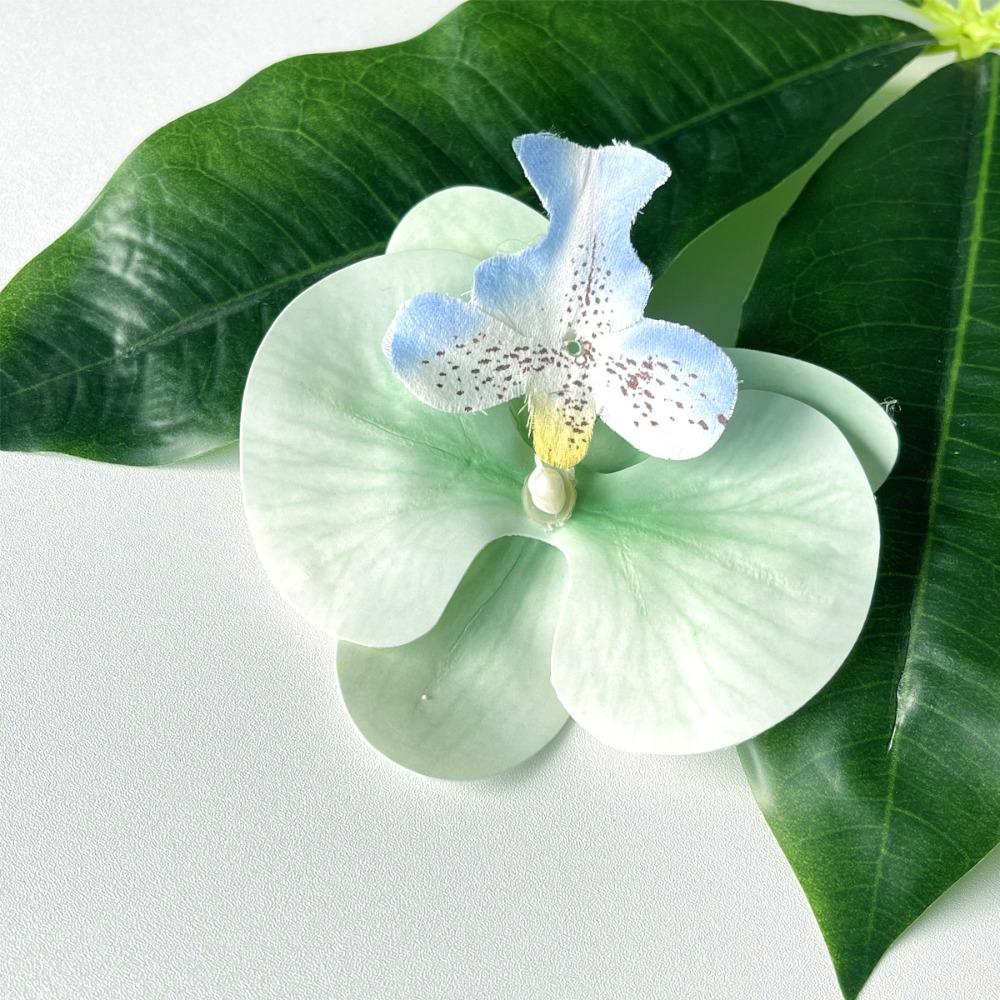 

Korean Style Orchid Flower Hairpin Hair Accessories Bohemia Barrettes Duckbill Clip Bridal
