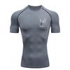 Men's Sports T-shirt for Fitness  Men's Sports T-shirt for Fitness Training Fitness Compression T-shirt with Angel Pattern