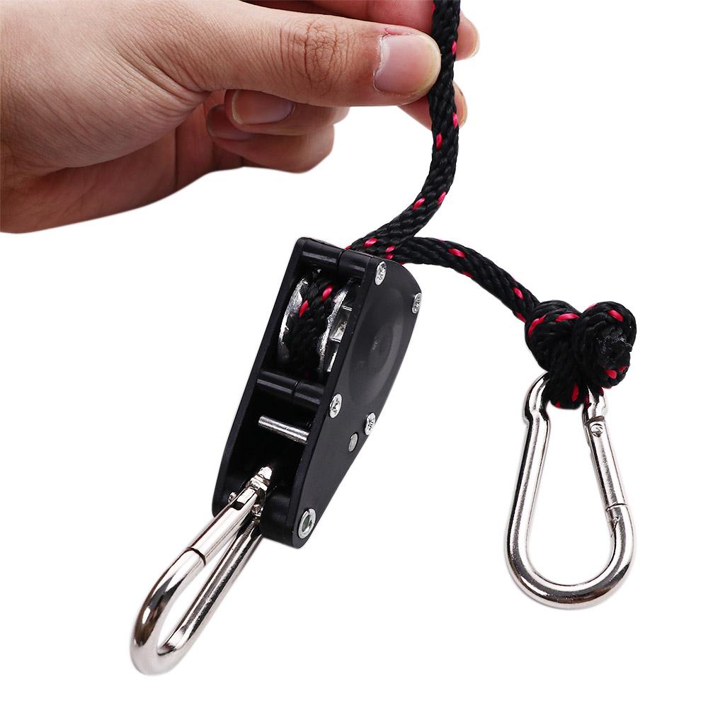 Rope Tensioner Rope Hanger Outdoor Pulley Adjuster Adjutsable Rope Hanger Tent Lanyard Pulley