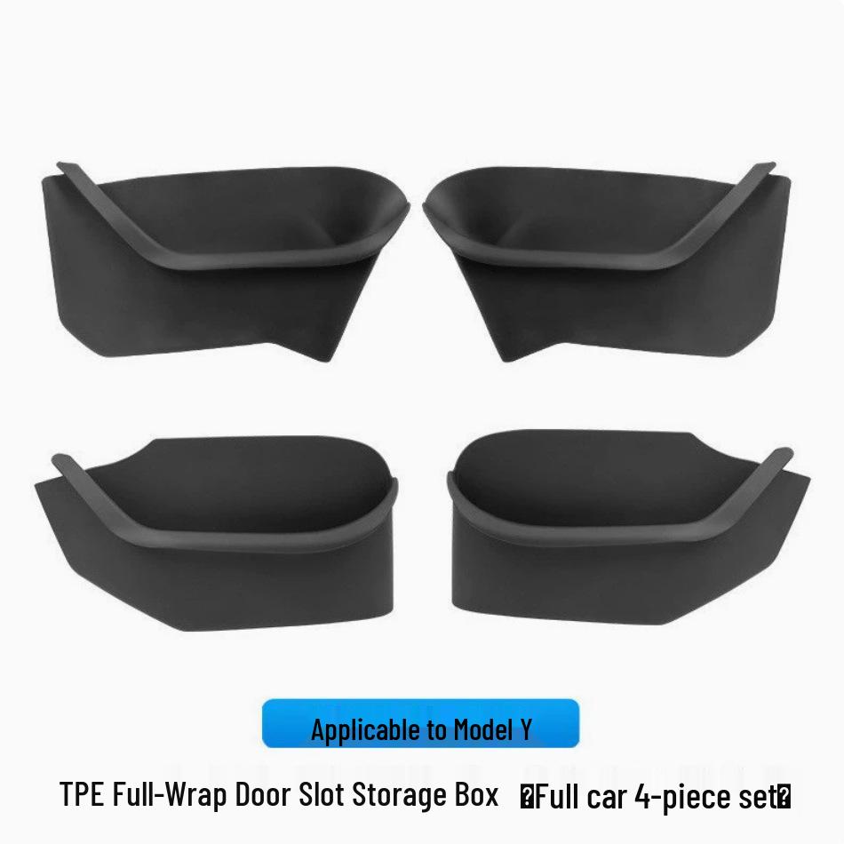 Tesla Model Y/3 Full Wrap Door Slot Storage Box - TPE Accessory