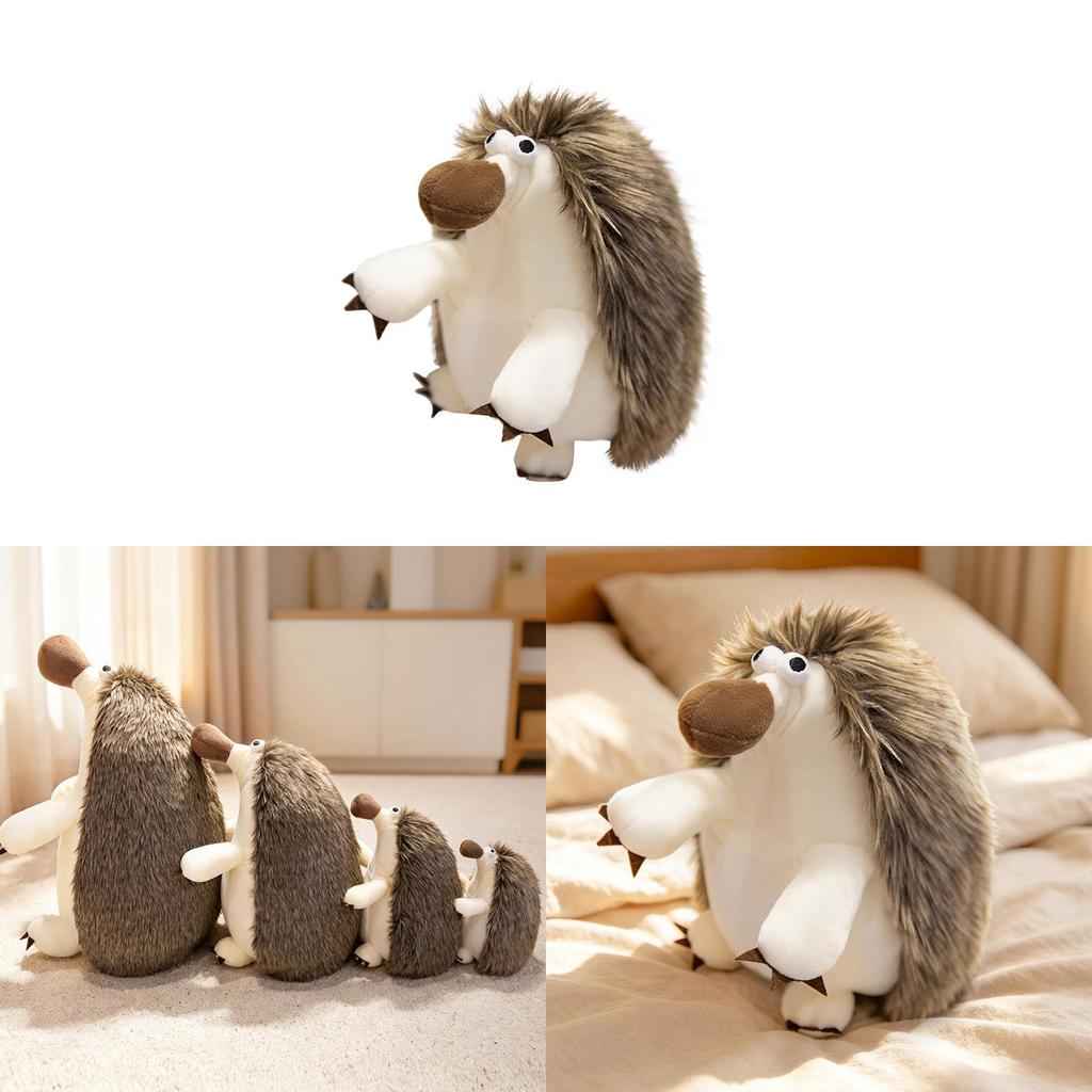 Plush Hedgehog Stuffed Animal Toy With Pp Cotton Filling For Kids Gift And Decoration