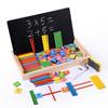 Educational Wooden Building Blocks & Counting Sticks for Early Learning and Kindergarten