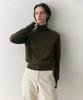 OSTKAKA Essential Turtleneck Pullover Mocha Brown