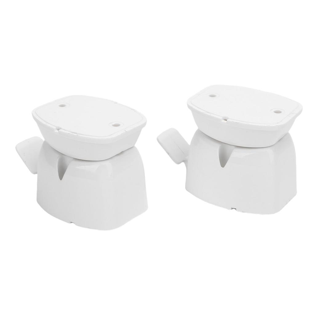 RV Door Catch Prevents Door Shake White Sturdy Stopper for Motorhome Travel Trailers 5th Wheel Trailers