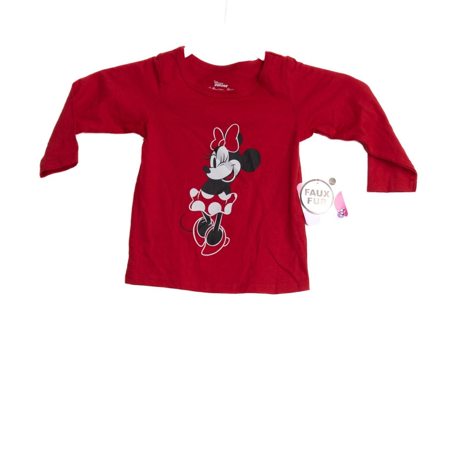 Disney Junior Size 18M Minnie Mouse Red Toddler Shirt XXXL