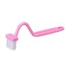 Japanese S-shaped Bent Toilet Brush for Dead Corner Cleaning