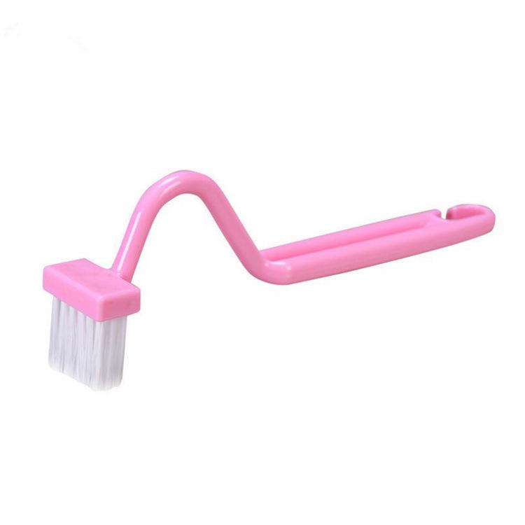Japanese S-shaped Bent Toilet Brush for Dead Corner Cleaning