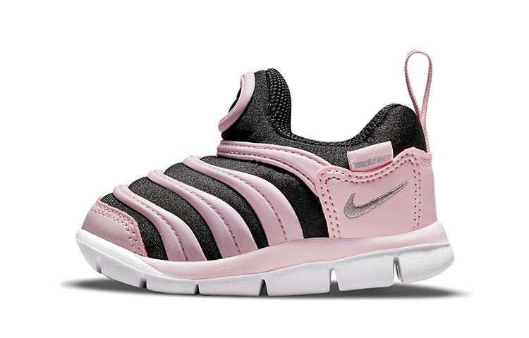 

Nike Dynamo Free Comfortable Low top Sports Casual Shoes Black Pink Infant And Toddler 343938-027 18.5
