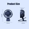 USB Mini Wind Power Handheld Clip Fan Convenient And Ultra-quiet Fan High Quality Portable Student Cute Small Cooling Ventilador