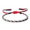 Fashionable Watermelon Cotton Hand Rope Portable Bracelet Sturdy Wristband Jewelry Accessory for Outdoor Activities