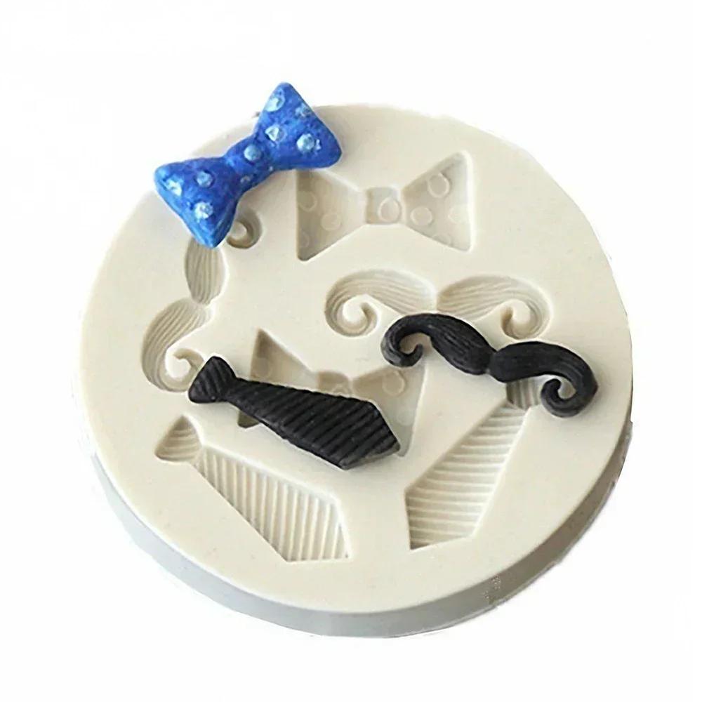 

Усы банты силиконовые формы для украшения торта DIY шоколадные кексы печенье десерты помадка форма для украшения торта инструмент для выпечки