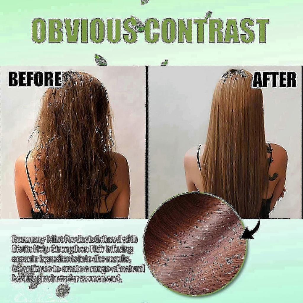 EELHOE rosemary mint shampoo moisturizing supple hair repair dry frizz refreshing shampoo hair care New Arrival S06