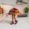 Halloween Festival Decor Honeycomb Witch Leg Ornament, Foldable Paper Indoor Party Props Hanging Decoration for Party, Holiday Home Outdoor