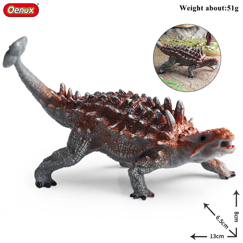 Oenux Jurassic Dinosaurus Indominus Rex Mosasaurus Saichania Dilophosauridae Spinosaurus Modell Actionfigurer Samling Leke for Barn