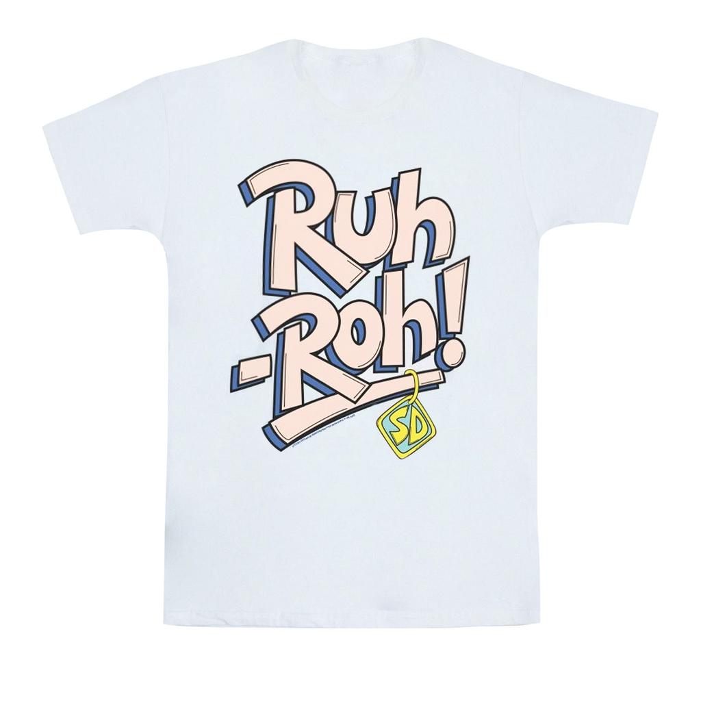 Scooby Doo Boys Ruh-Roh Dog Tag T-Shirt