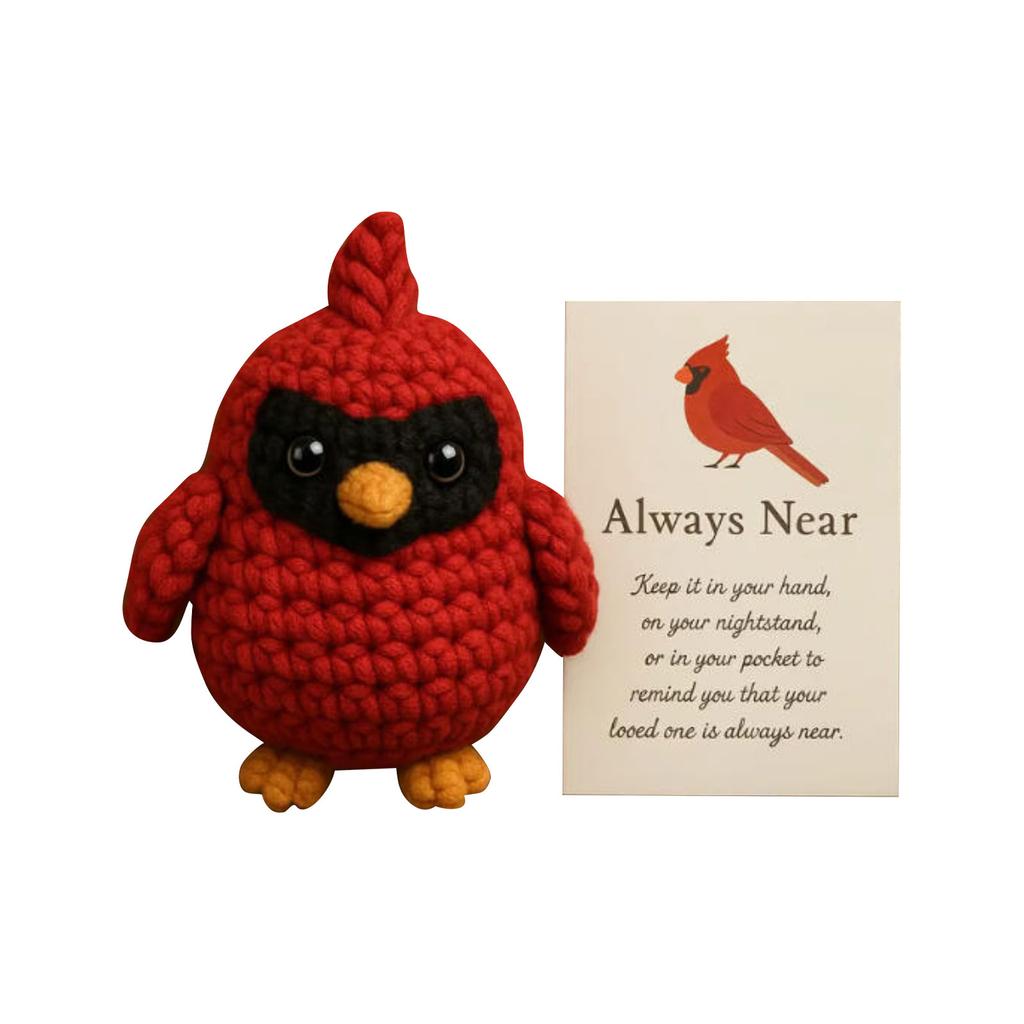 Positive Crochet Puppy Desktop Decoration Birthday Gift Holiday Gift