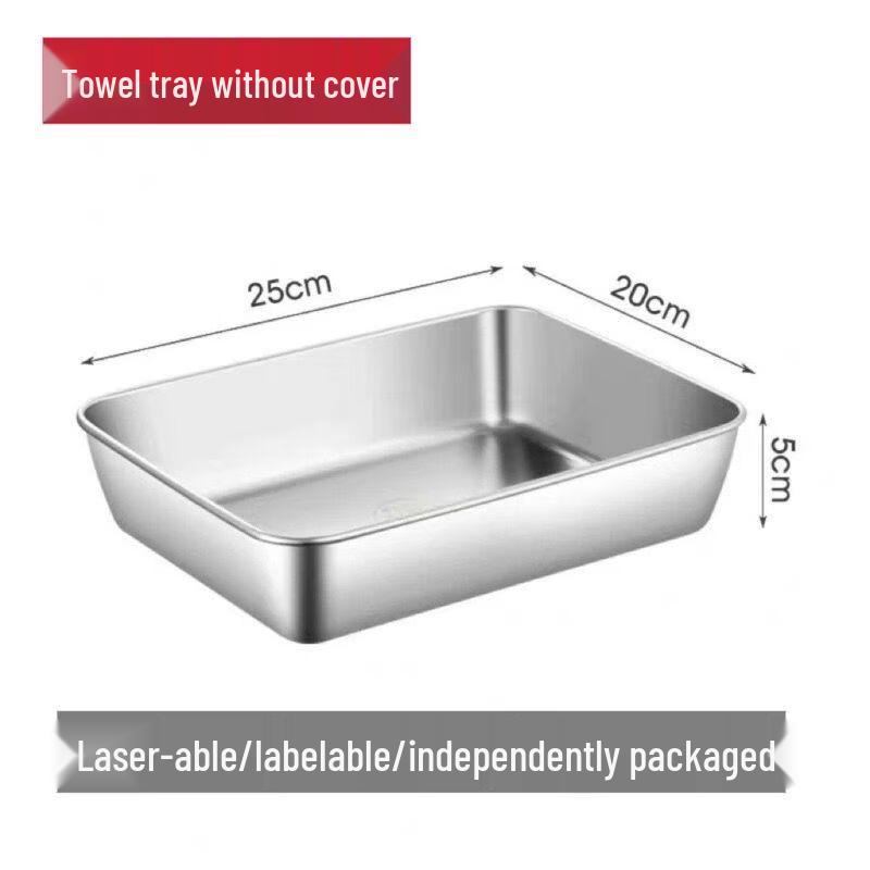 Разделенная тарелка для еды из нержавеющей стали 304