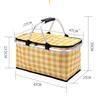 Large Capacity Insulated Picnic Basket - Portable, Foldable & Leak-Proof Aluminum Foil Bag for BBQs, Camping & Travel