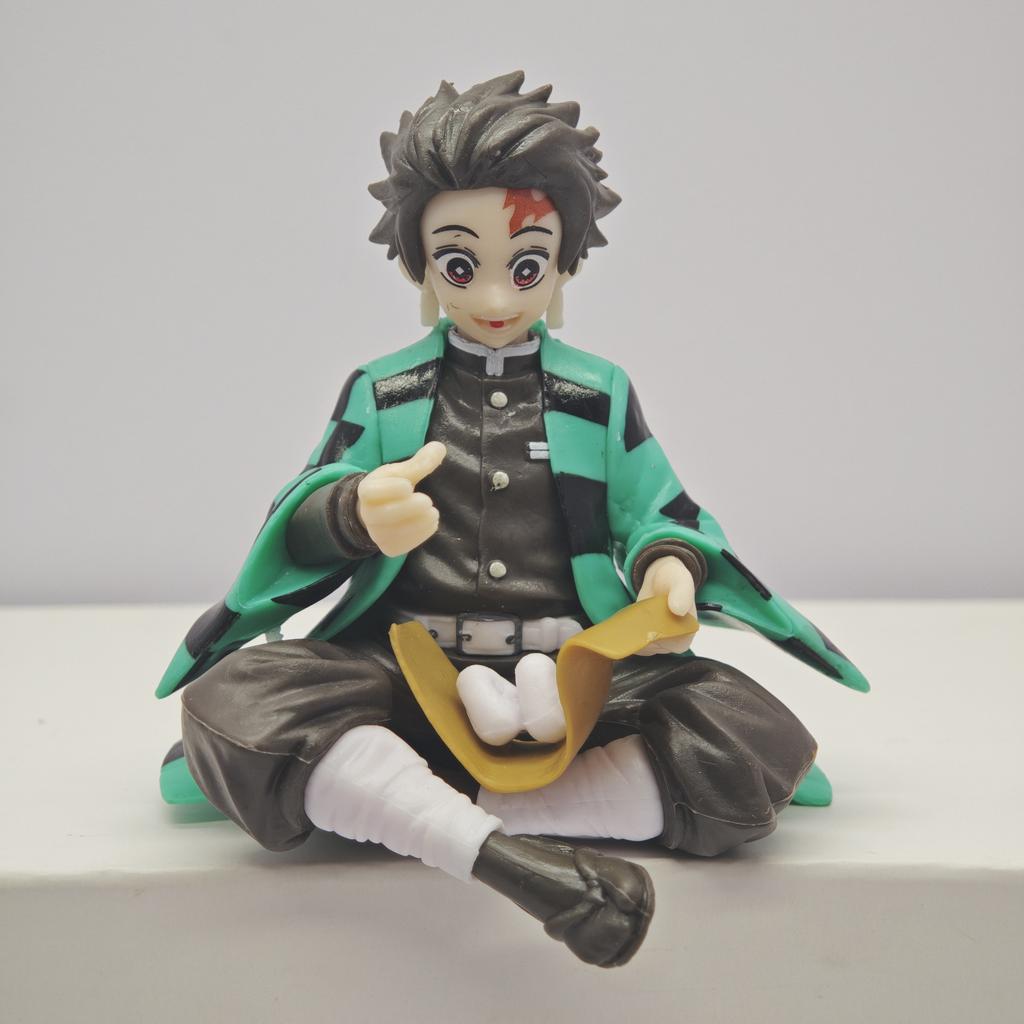 Figurki Akcji Anime Demon Slayer Tanjirou Tomioka GiyuuZenitsu Kochou Nezuko Figurka Anime Kolekcjonerska Lalka Dziecięca Zabawki dla Dzieci SS