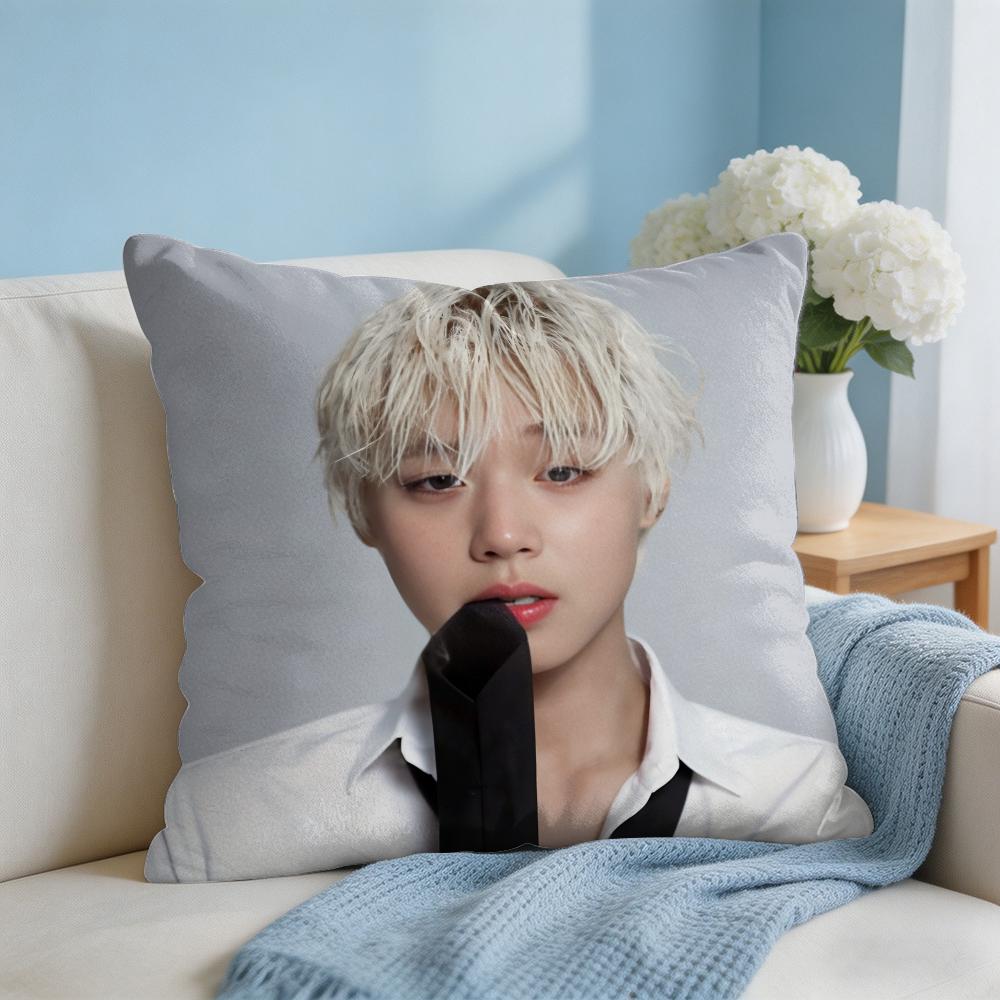 PPark JiHoon Singer Cushion Cover Square Pillow Bedroom Sofa Leisure Comfort Living Room Home Decoration X