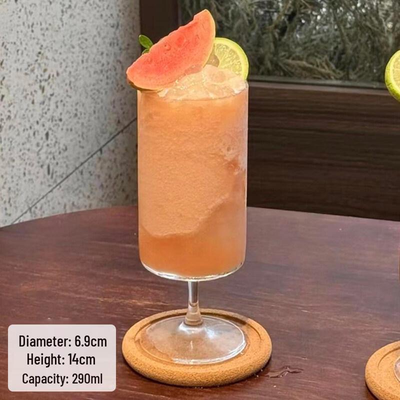 ZISIZ Handmade Glass Juice Cup