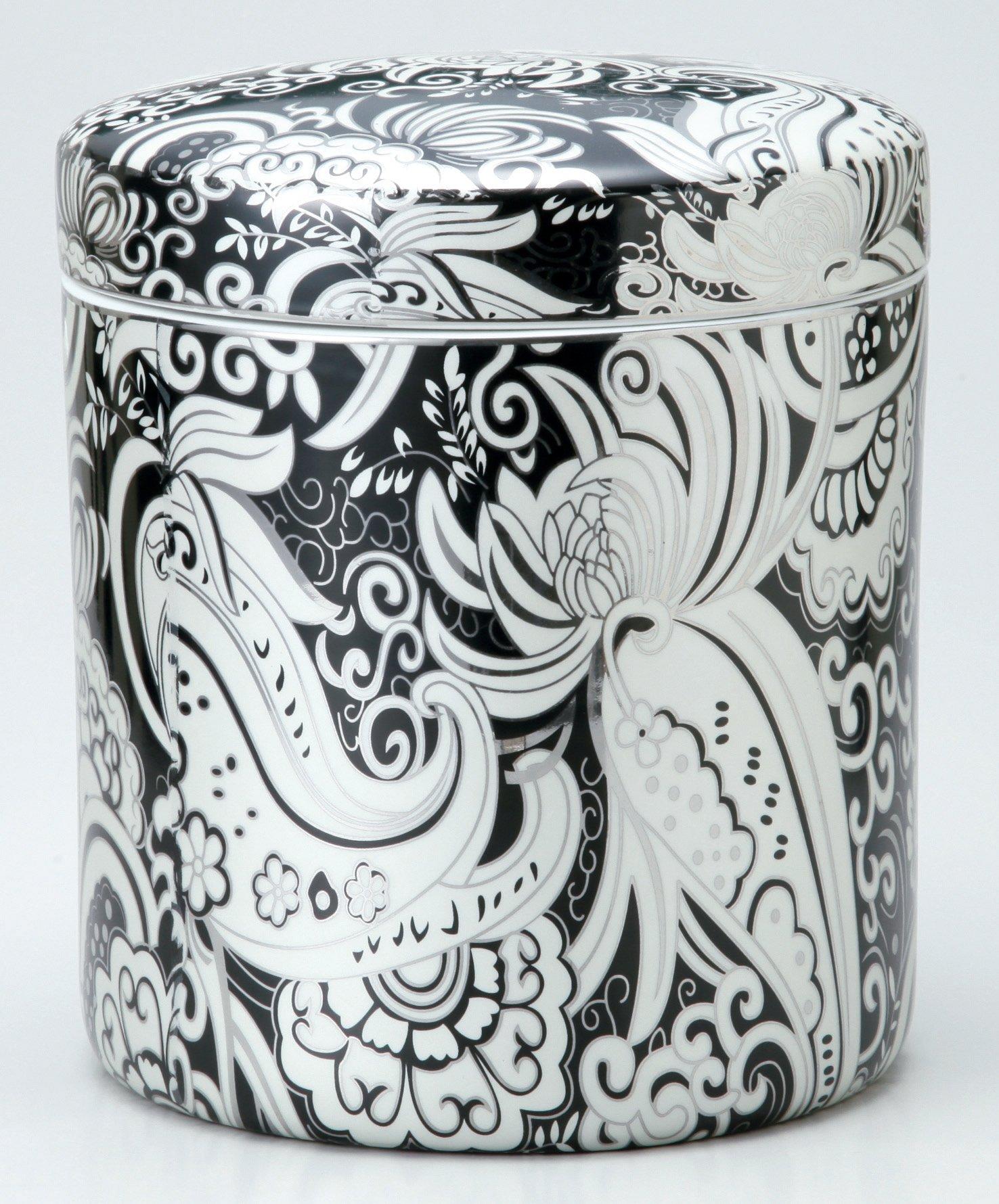 

Setomono Honpo Bersia Black Urn [6 Sun] Body Diameter 18cm x Height 21cm