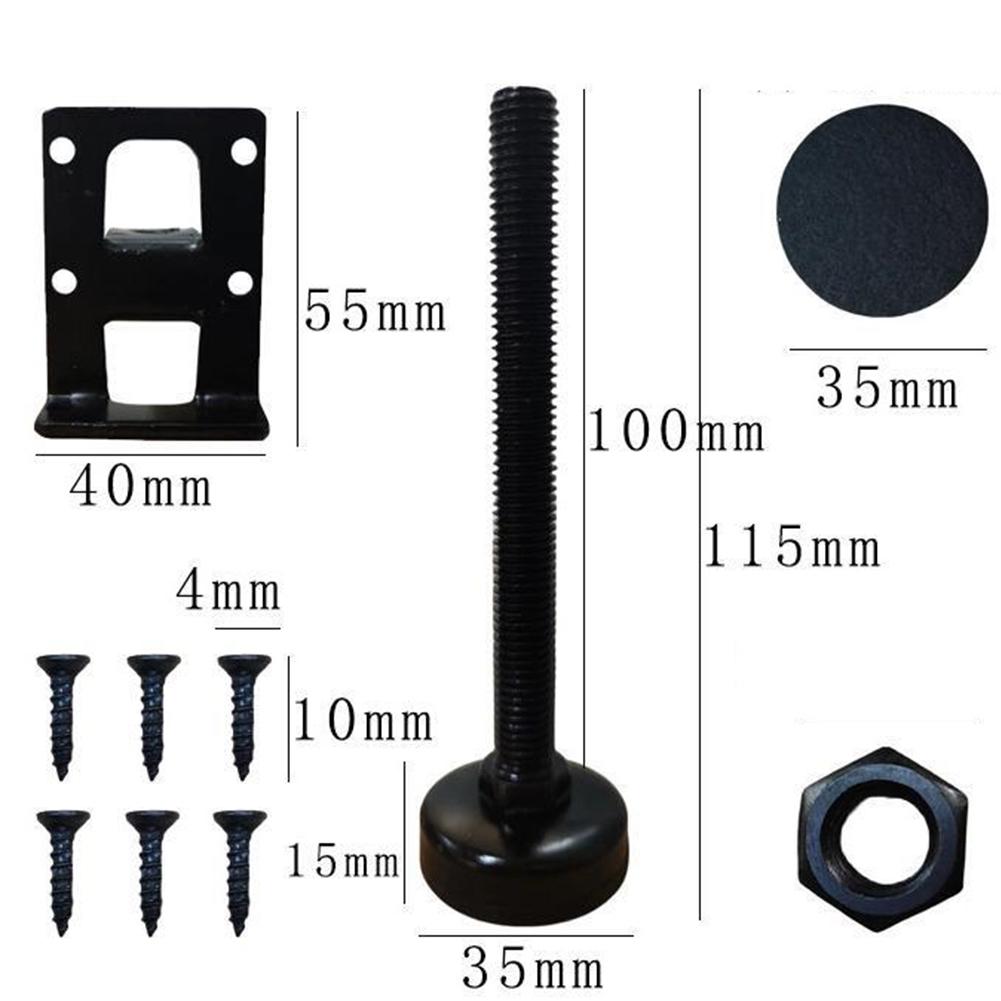 Pack Heavy Duty Leveling Feet Adjustable Furniture Feet Furniture Levelers