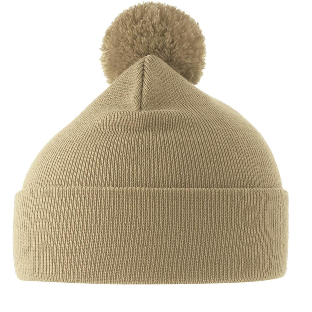 Atlantis Unisex Adult Wind S Pom Pom Recycled Double Skin Cuffed Beanie