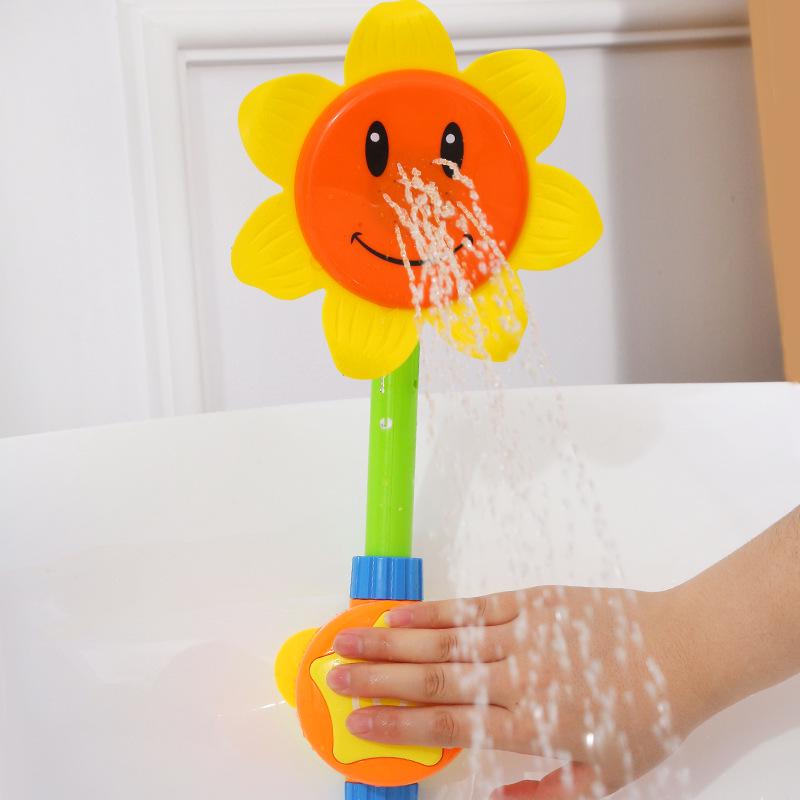 Electric Sunflower Shower Bath Toy for Infants & Toddlers