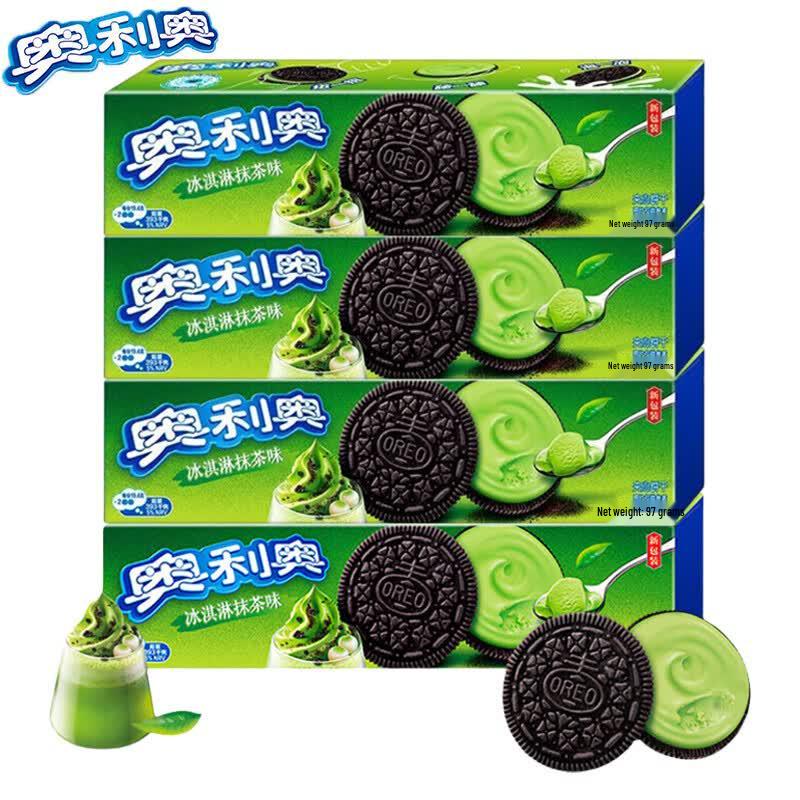 Oreo Ice Cream Matcha Sandwich Cookies