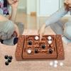 Interactive Touch Flip Black White Chess Parent-Child Intelligent Tabletop Board Games Montessori Track