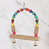 Wood Pet Small and Medium Parrot Swing with Hook Playing Biting Supply